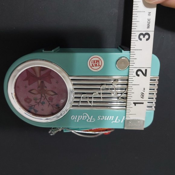 Tinsel times Radio NOT WORKING Ornament ONLY - Picture 6 of 9